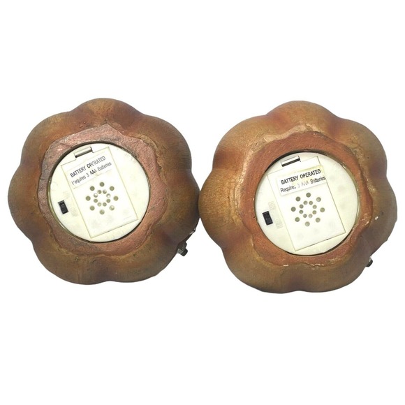 Halloween NEW Nuts & Bolts LED Set Of 2 Light Up Jack ‘o Lantern Holiday Decor - Picture 9 of 10